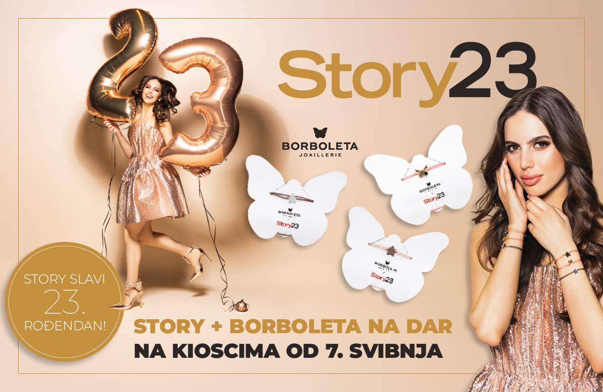 DAR UZ STORY NADAHNUT NIJANSOM SEZONE! Ne propustite rođendanski broj 7. svibnja s narukvicom Borboleta