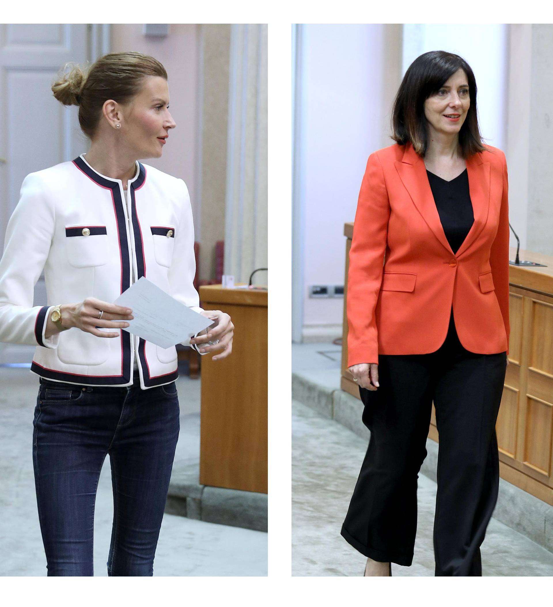 Sabina Glasovac i Blaženka Divjak su najstylish dame u Saboru: Koja ima bolji outfit?