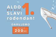 Aldo web shop slavi rođendan i daruje vam vaučer od 200 kuna